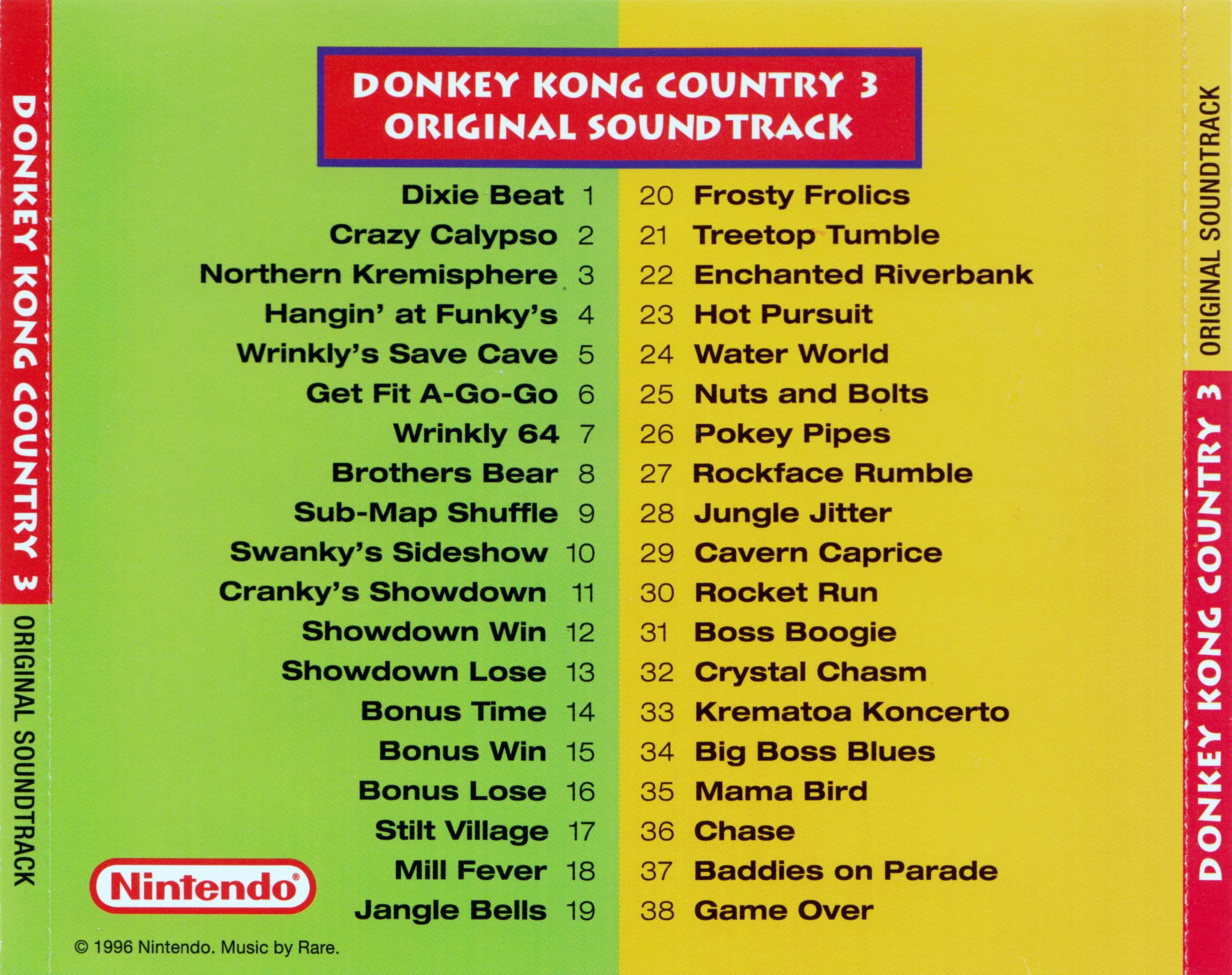 【2LP】Donkey Kong Country 3 ドンキーコング OST Full Donkey Kong Country 3 (GBA) OST - YouTube